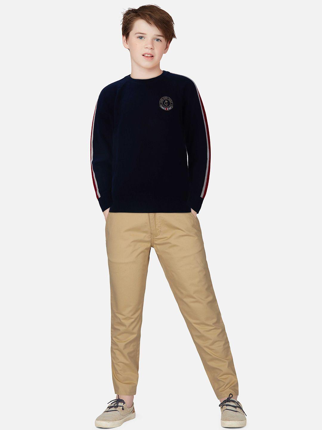 gini and jony boys round neck wool pullover