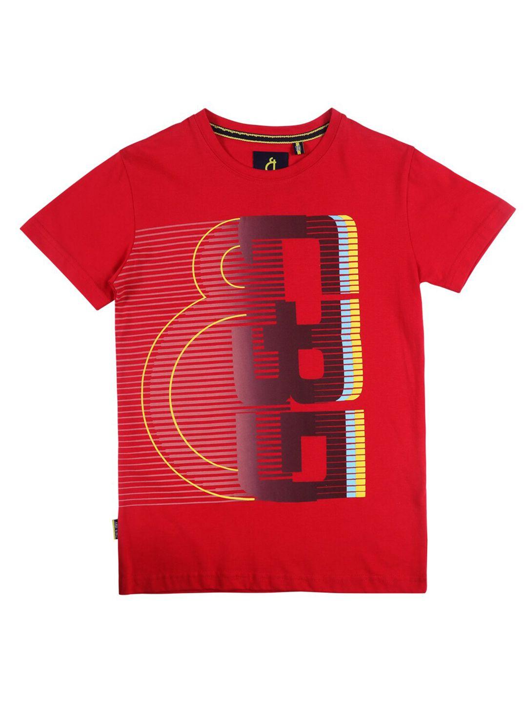 gini and jony infant boys graphic printed cotton t-shirt