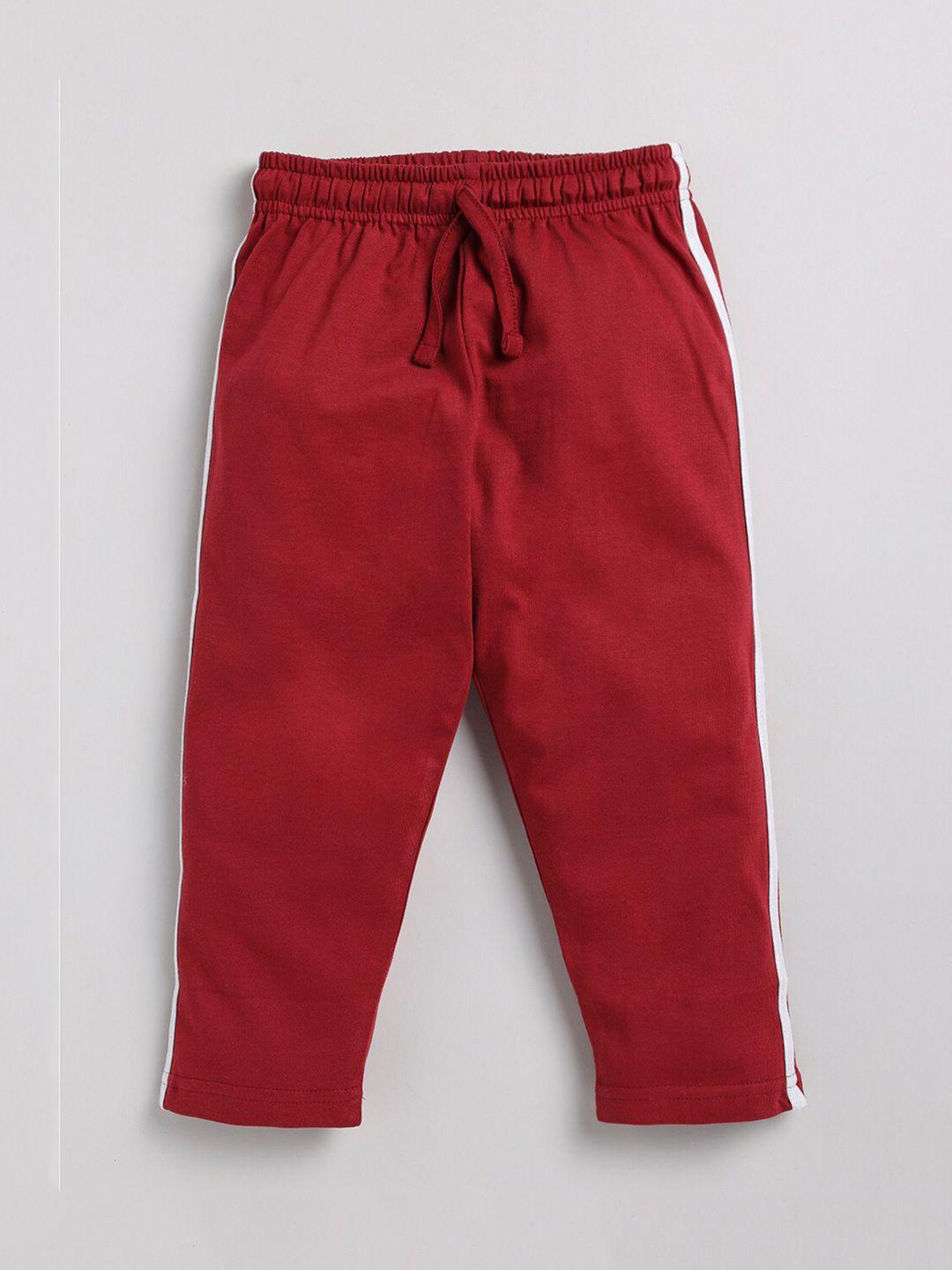 ginie boys side striped cotton track pant