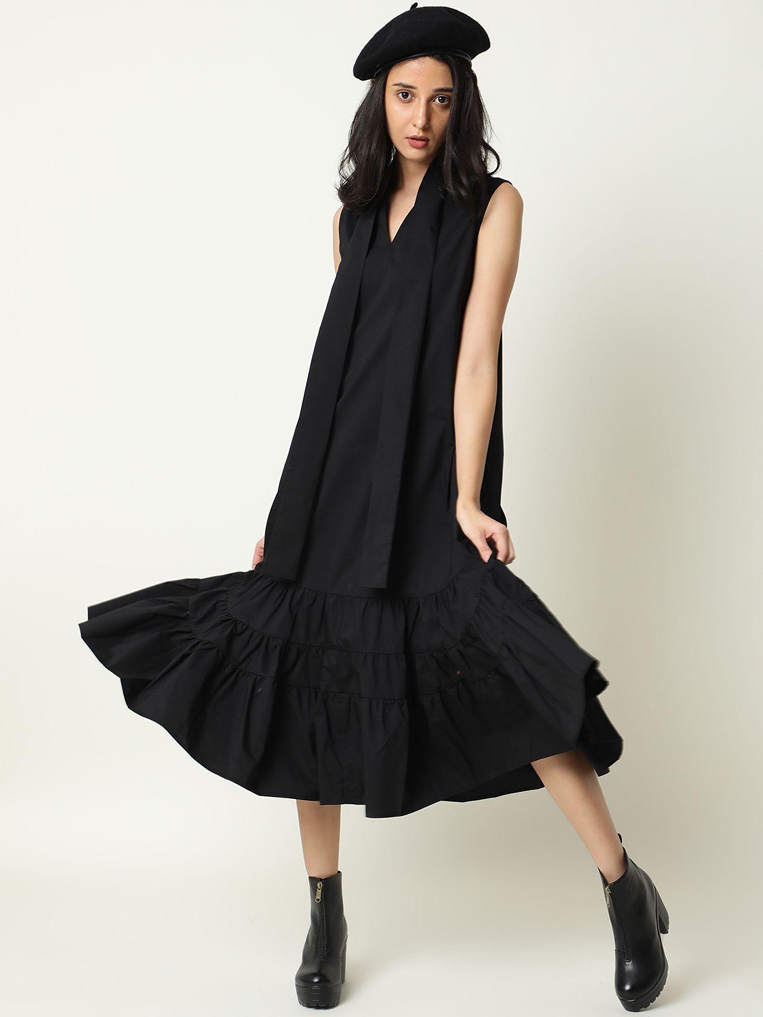 gino black dress