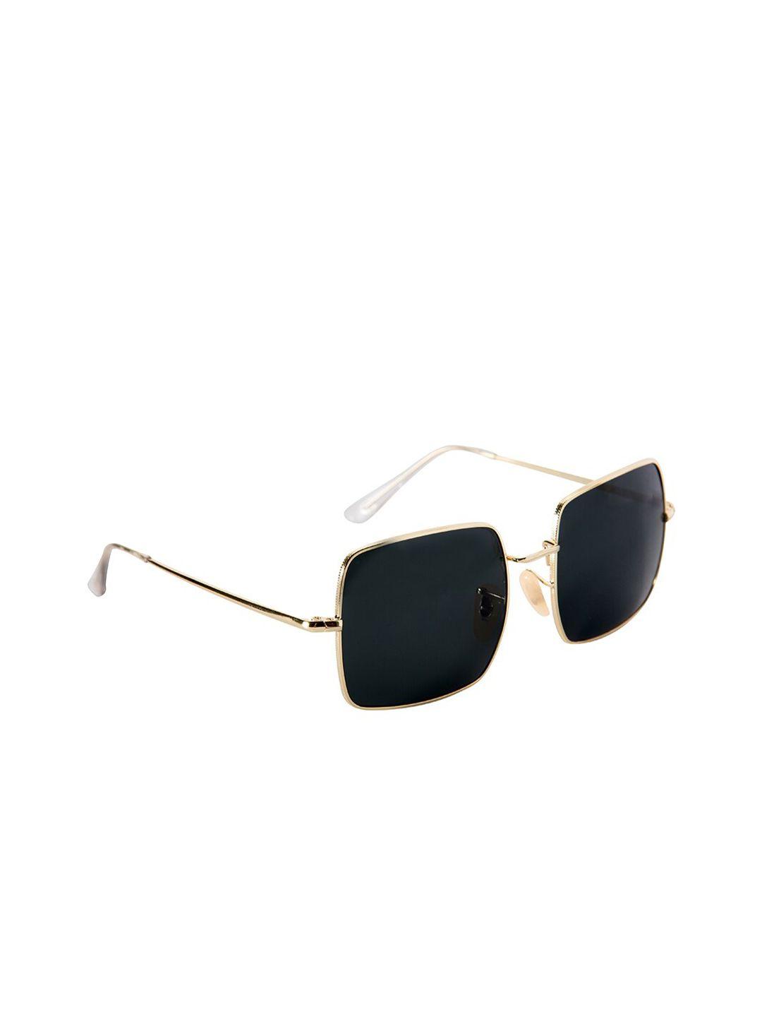gio collection men grey lens & gold-toned square sunglasses - gm1971c02-grey