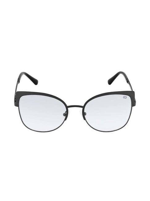 gio collection gl5032c01 light grey cat eye sunglasses