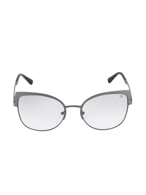 gio collection gl5032c03 light grey cat eye sunglasses