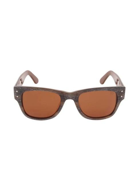 gio collection gm6010c.4wbr brown wayfarer