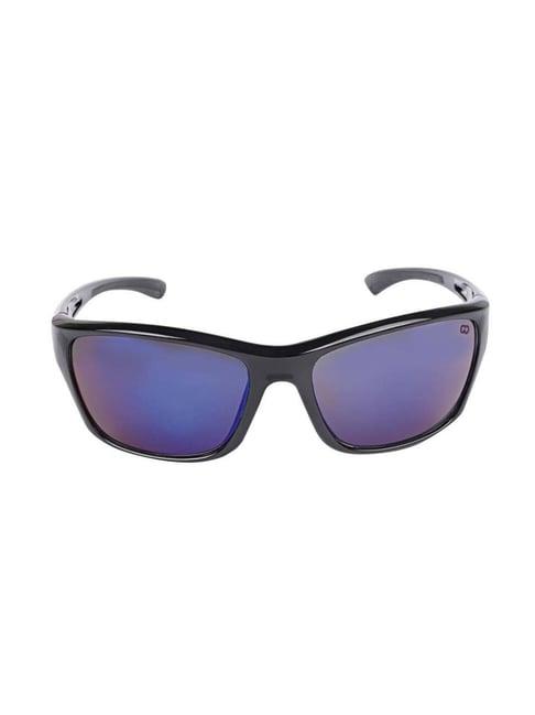 gio collection gm6167c04 blue rectangular sunglasses