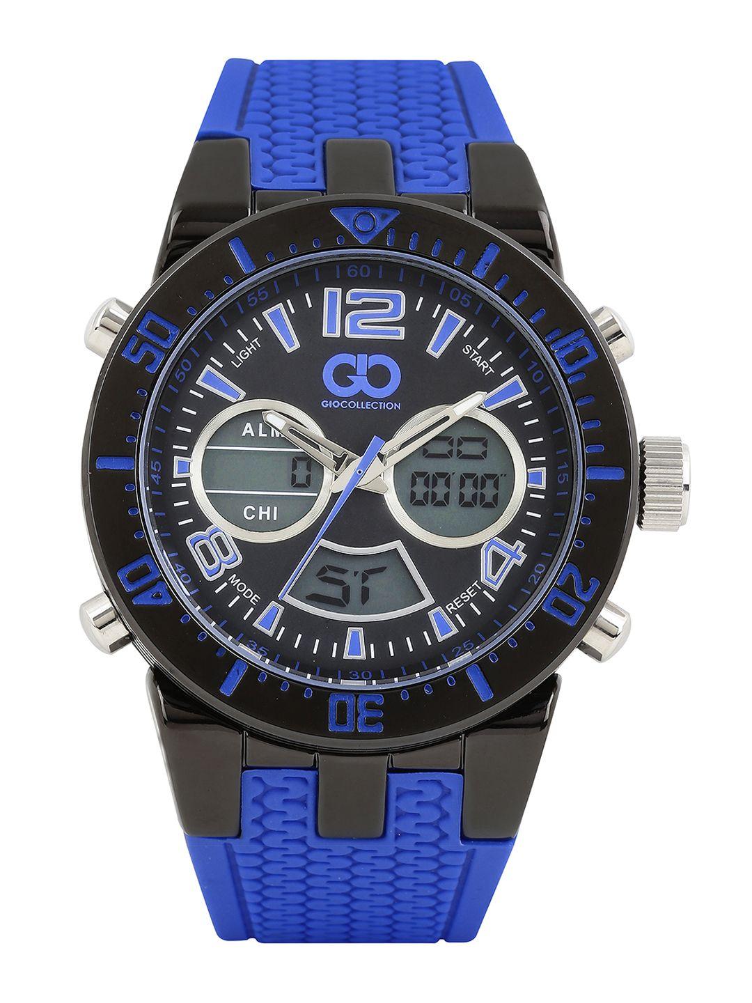 gio collection men blue analogue & digital watch gled-2066j