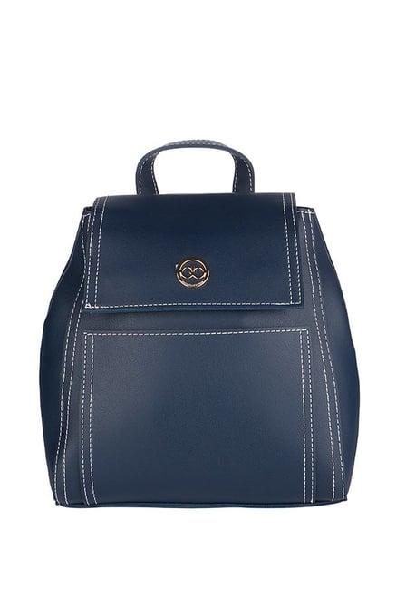 gio collection navy stitched backpack