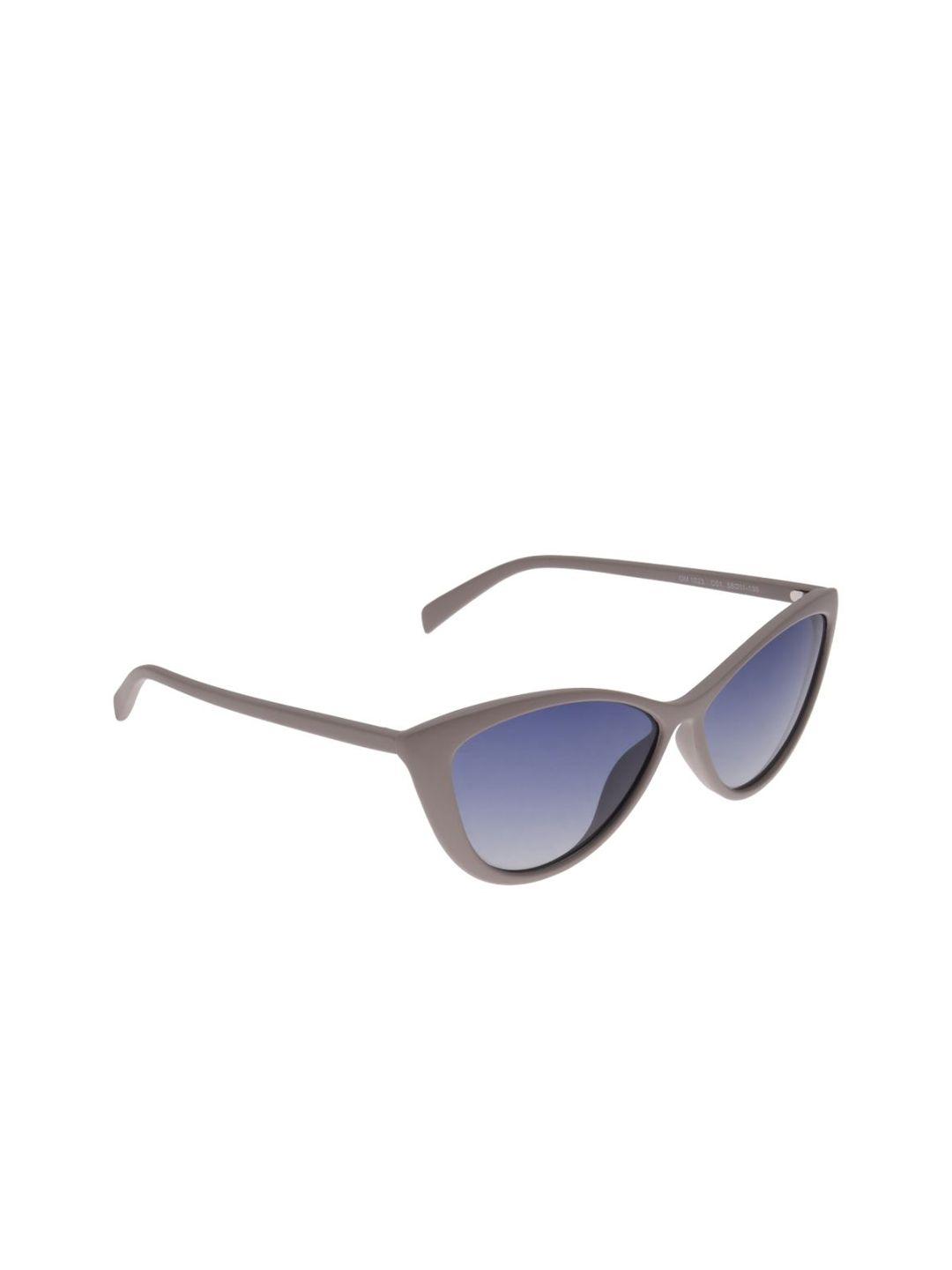 gio collection unisex blue cateye sunglasses gm1023c01