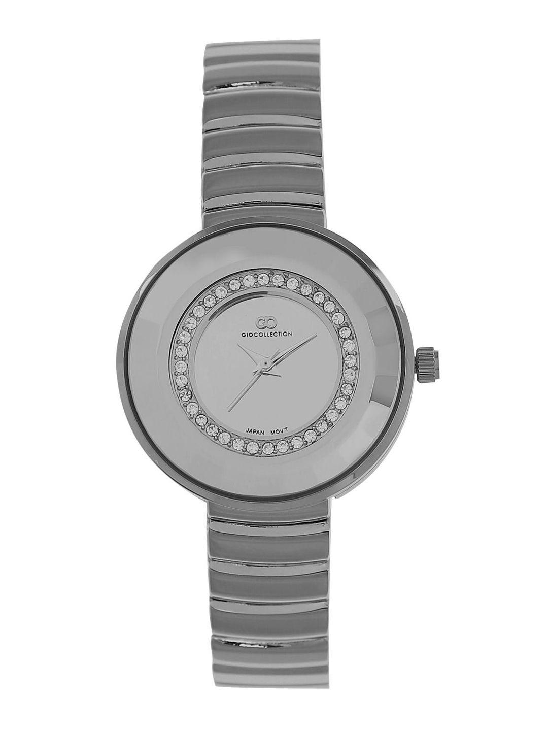 gio collection women grey analogue watch g2136-11