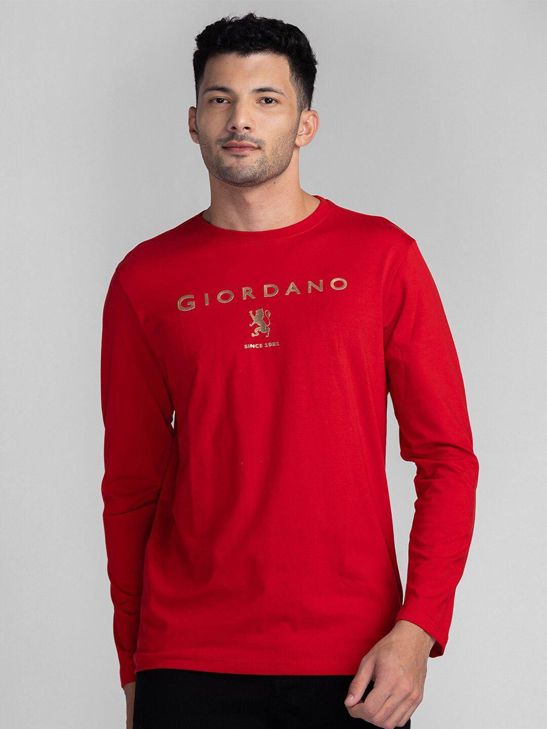 giordano-men-typography-printed-slim-fit-t-shirt
