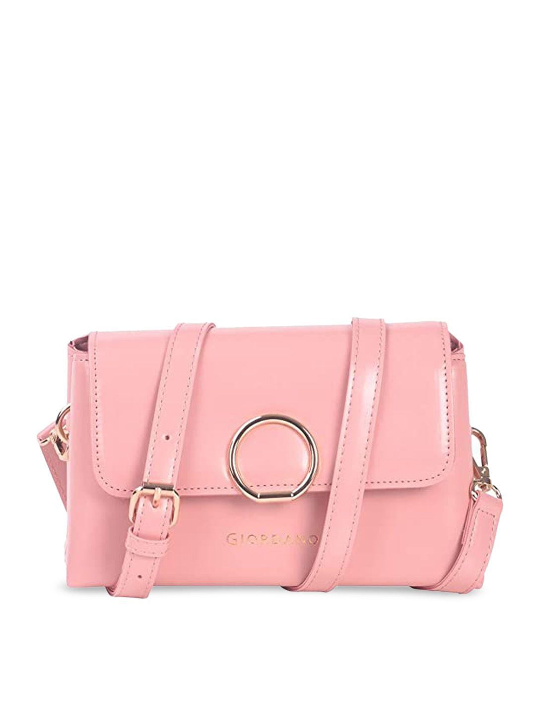 giordano pink structured sling bag