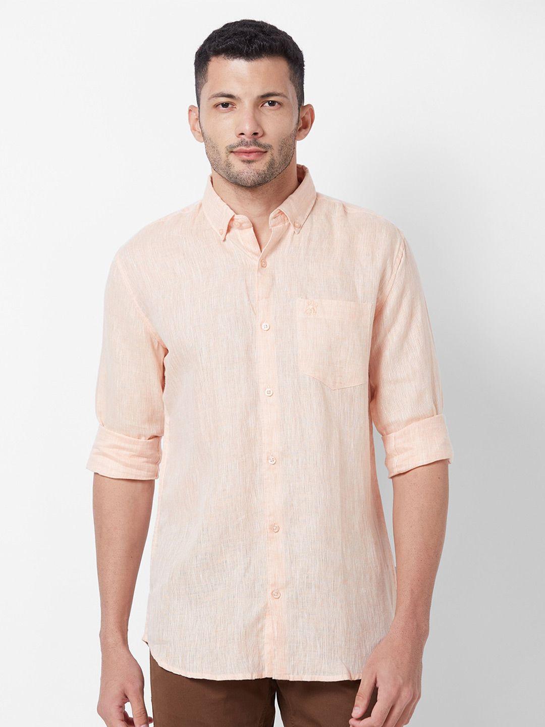 giordano slim fit button-down collar pure cotton casual shirt