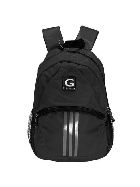 giordano black medium backpack