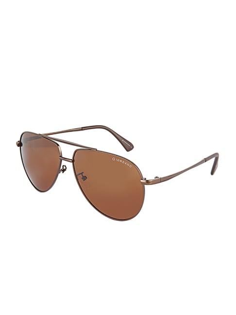 giordano brown pilot sunglasses for men
