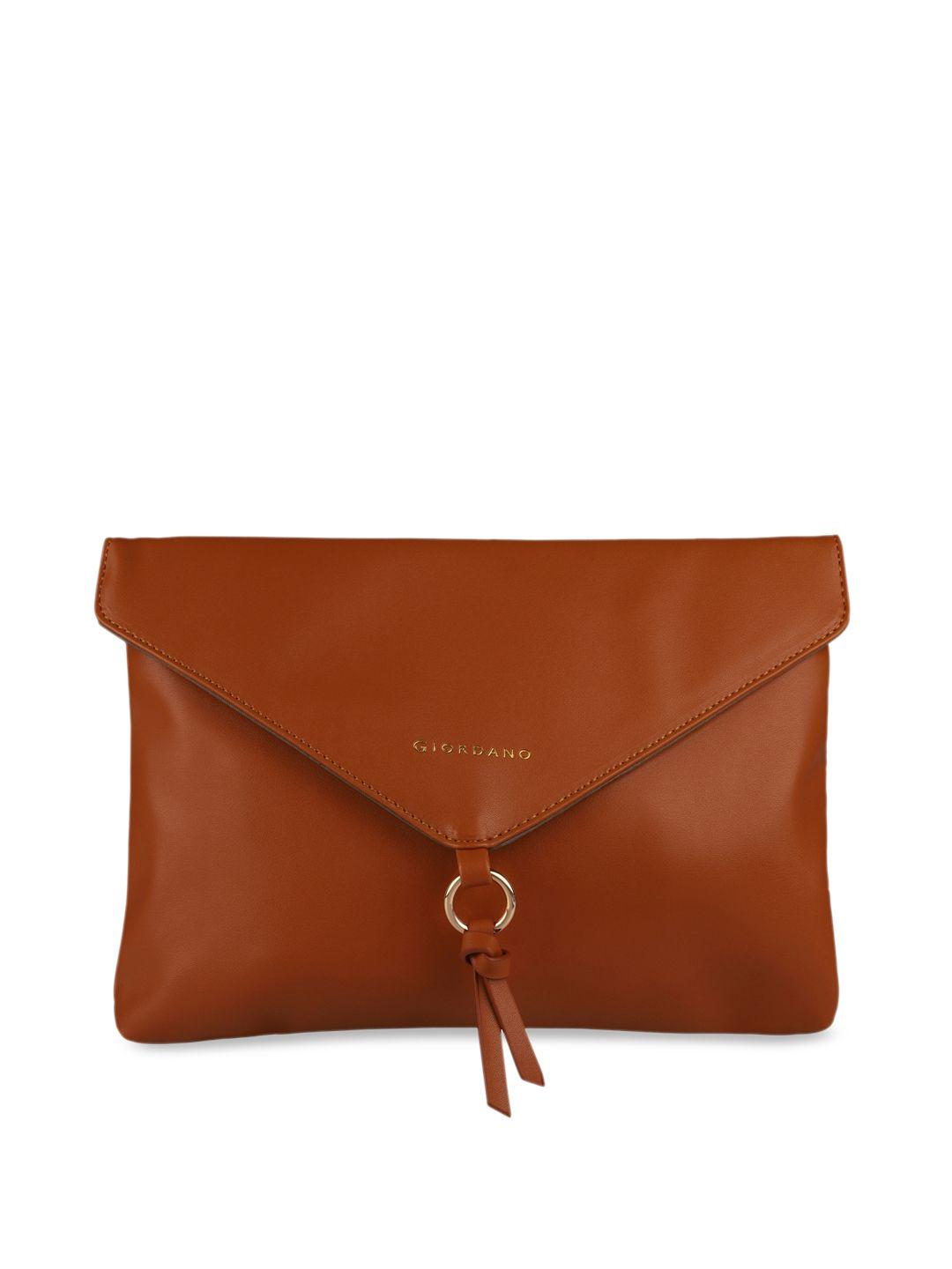 giordano brown solid clutch