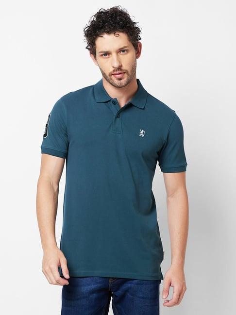 giordano green slim fit polo t-shirt