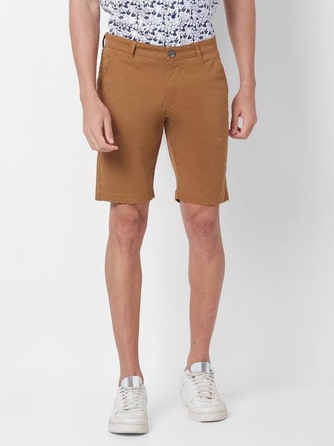 giordano khaki slim fit shorts