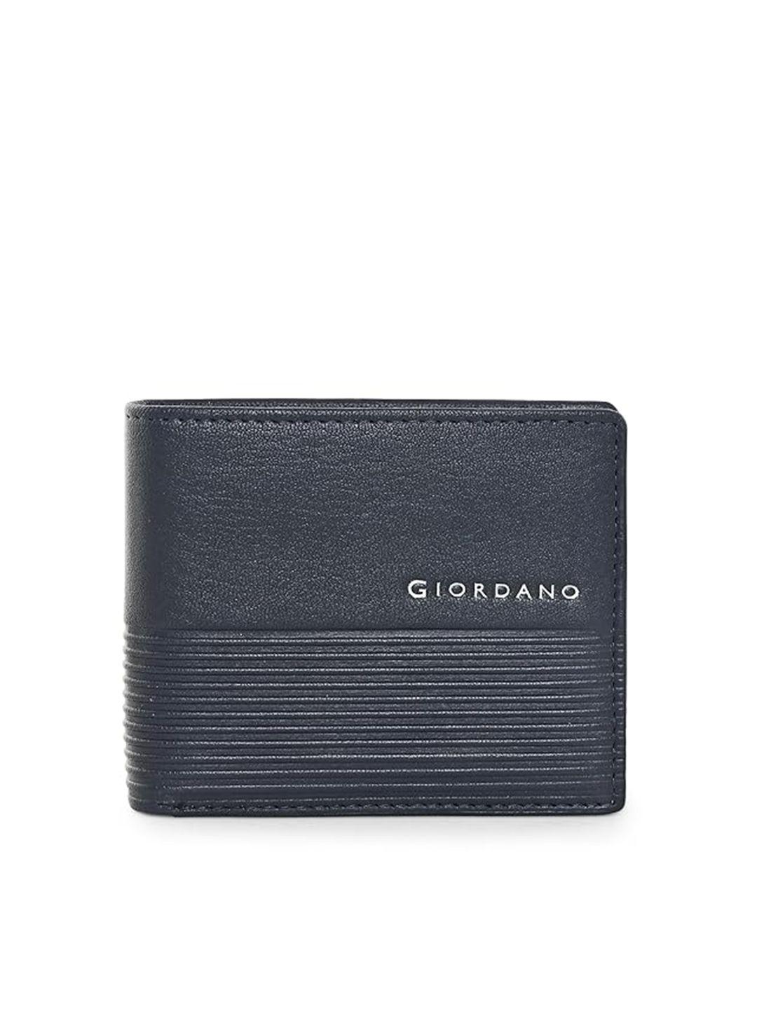 giordano leather two fold wallet