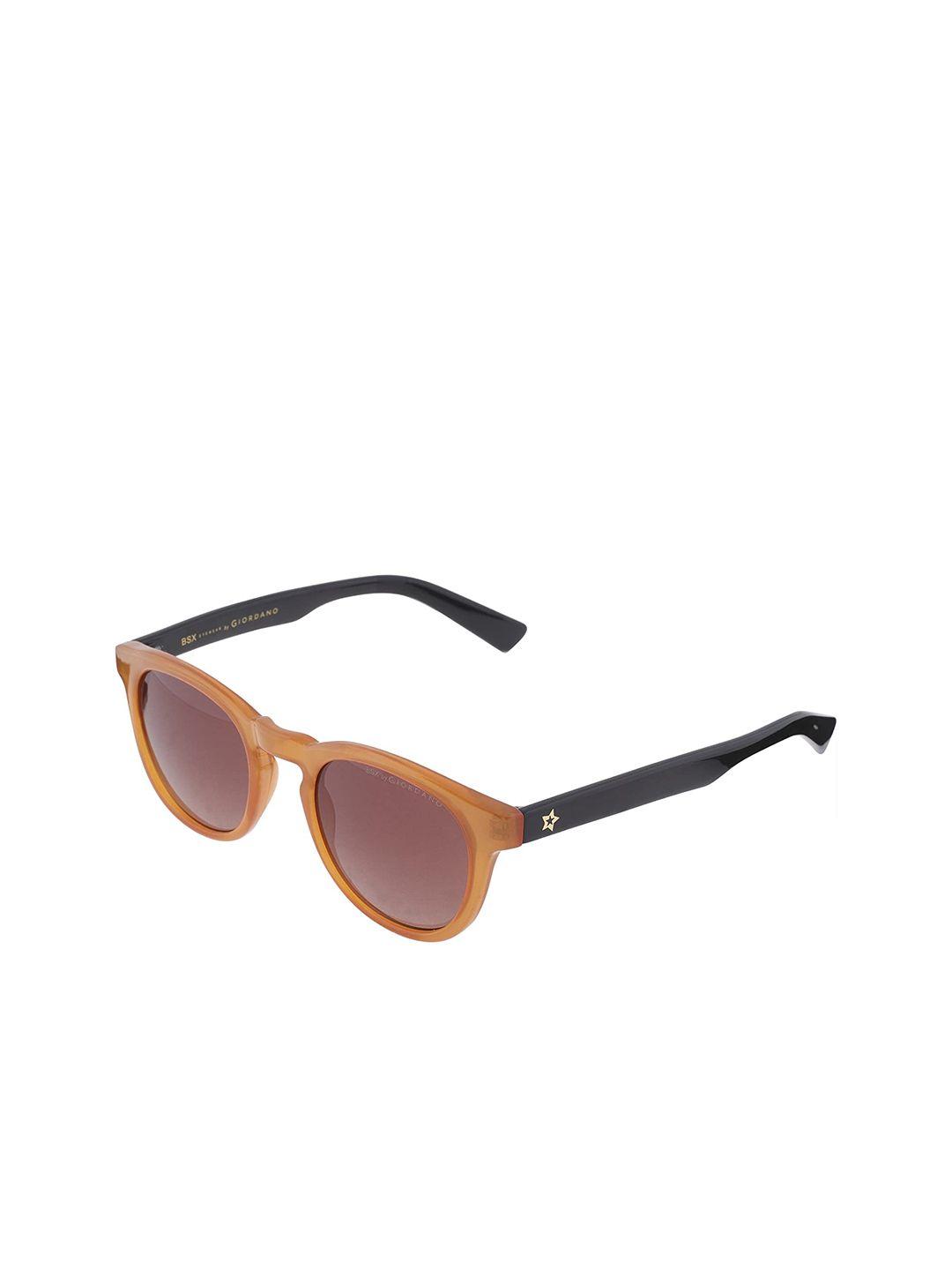 giordano lens & oval sunglasses with uv protected lens