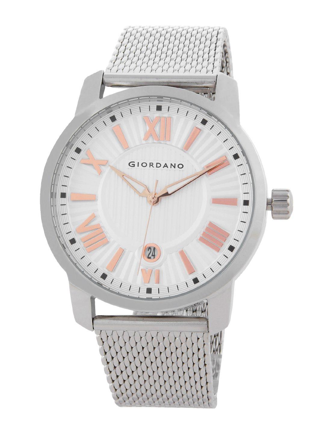 giordano men off-white analogue watch 1879-11