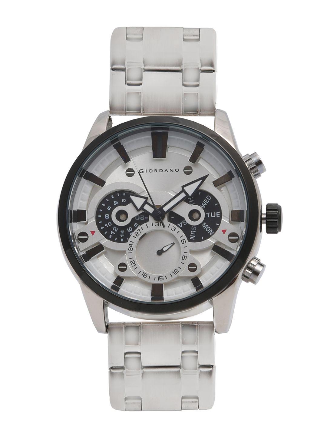 giordano men off-white analogue watch c1060-11