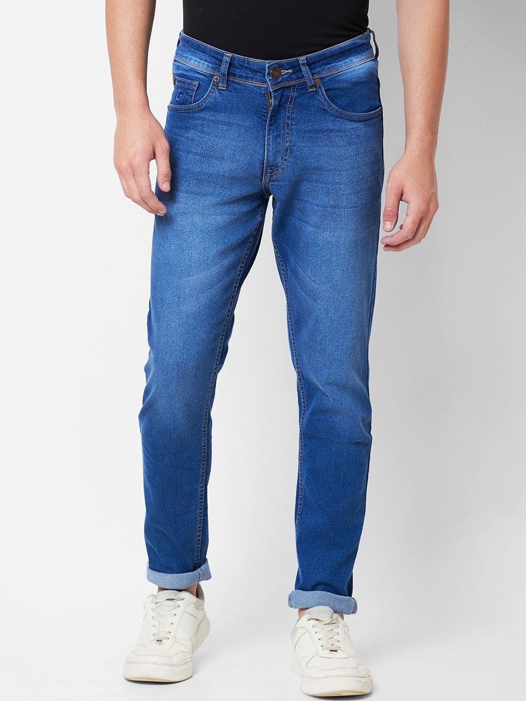 giordano men slim fit heavy fade stretchable jeans