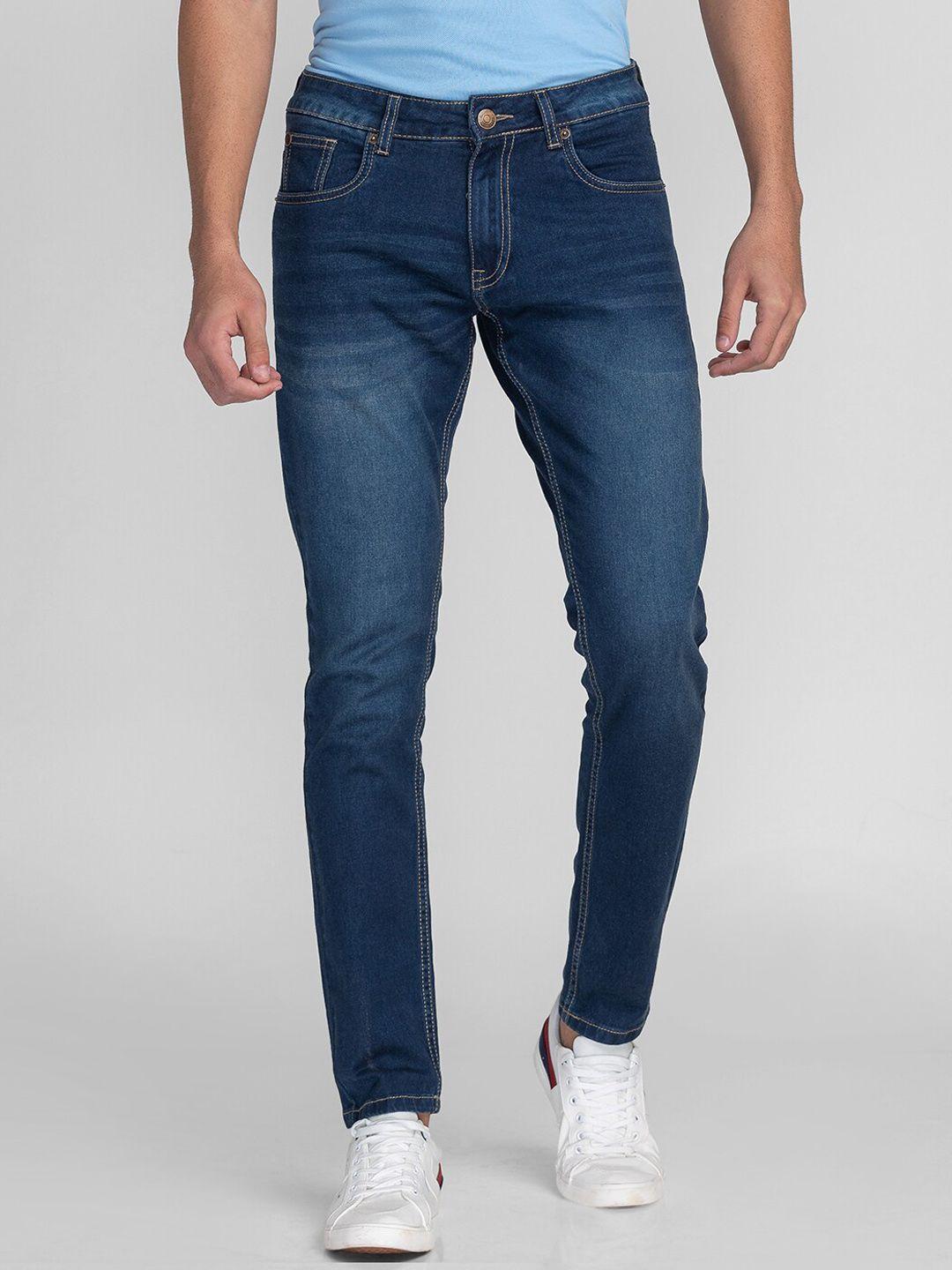 giordano men slim fit light fade stretchable cotton jeans