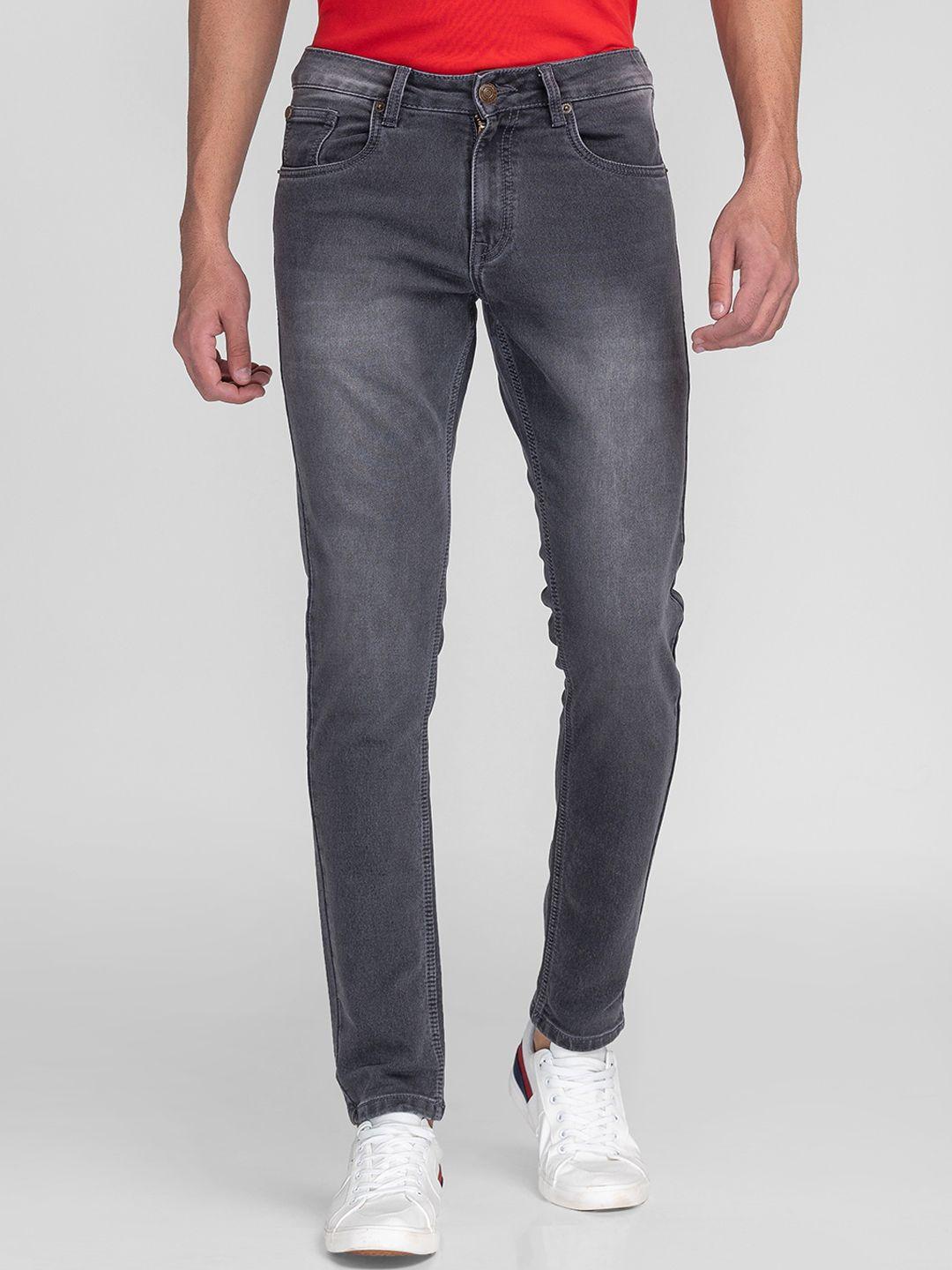 giordano men slim fit light fade stretchable cotton jeans