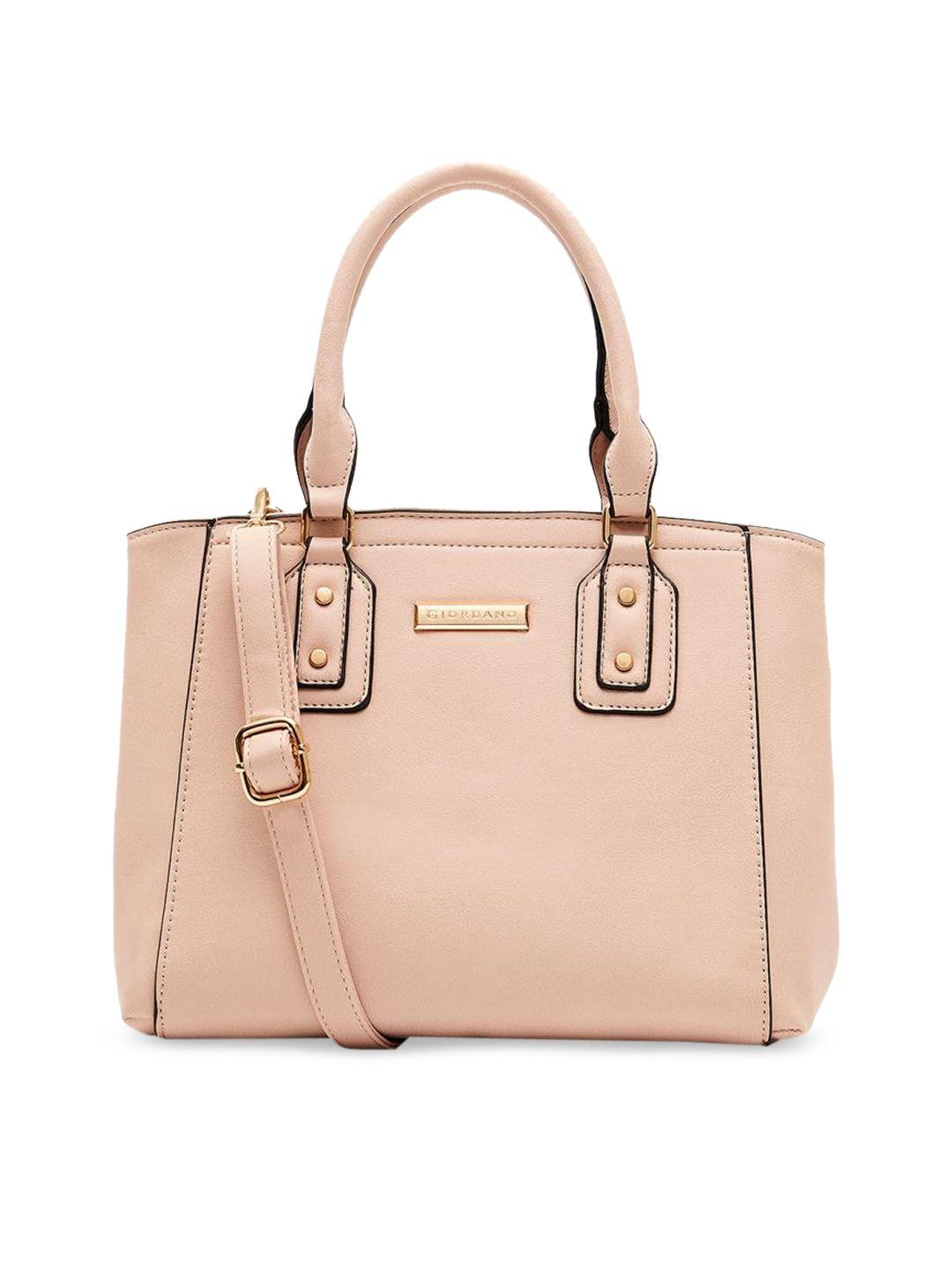 giordano pink solid satchel