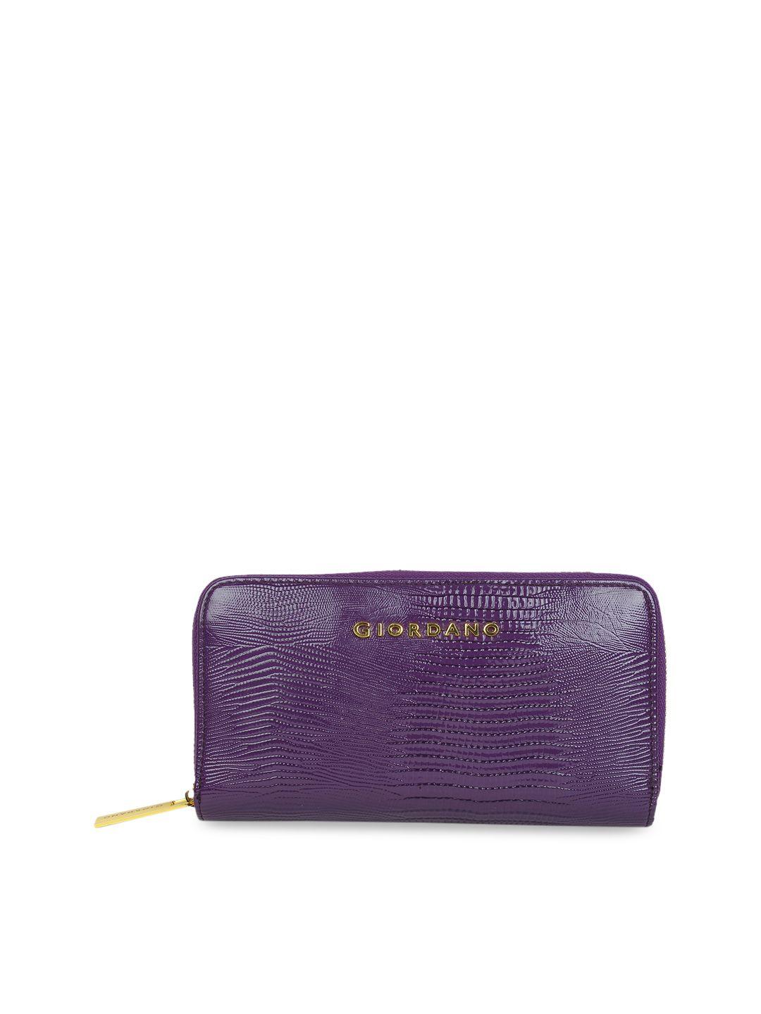 giordano purple textured purse clutches