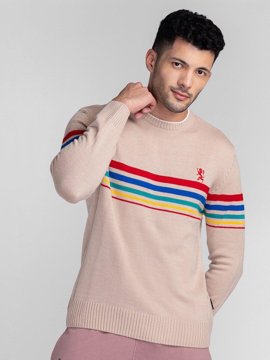 giordano striped acrylic pullover