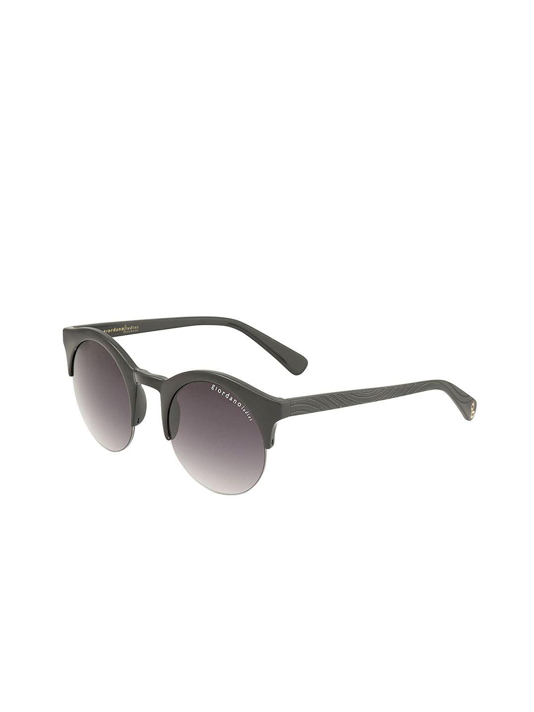 giordano women lens & round sunglasses with uv protected lens