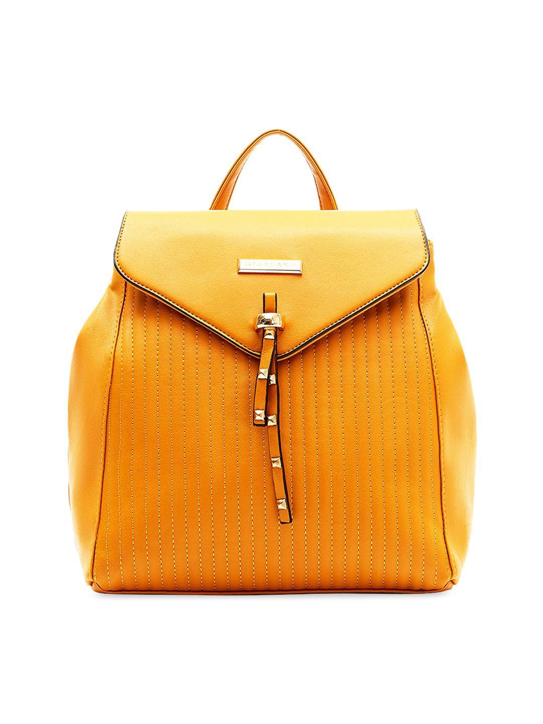 giordano women yellow backpack