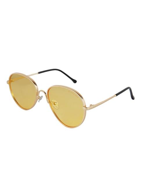 giordano yellow oval unisex sunglasses