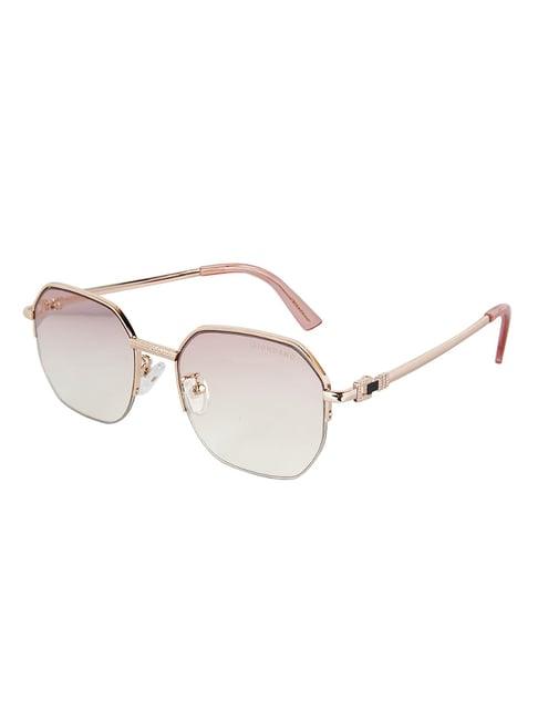 giordano yellow square sunglasses for women