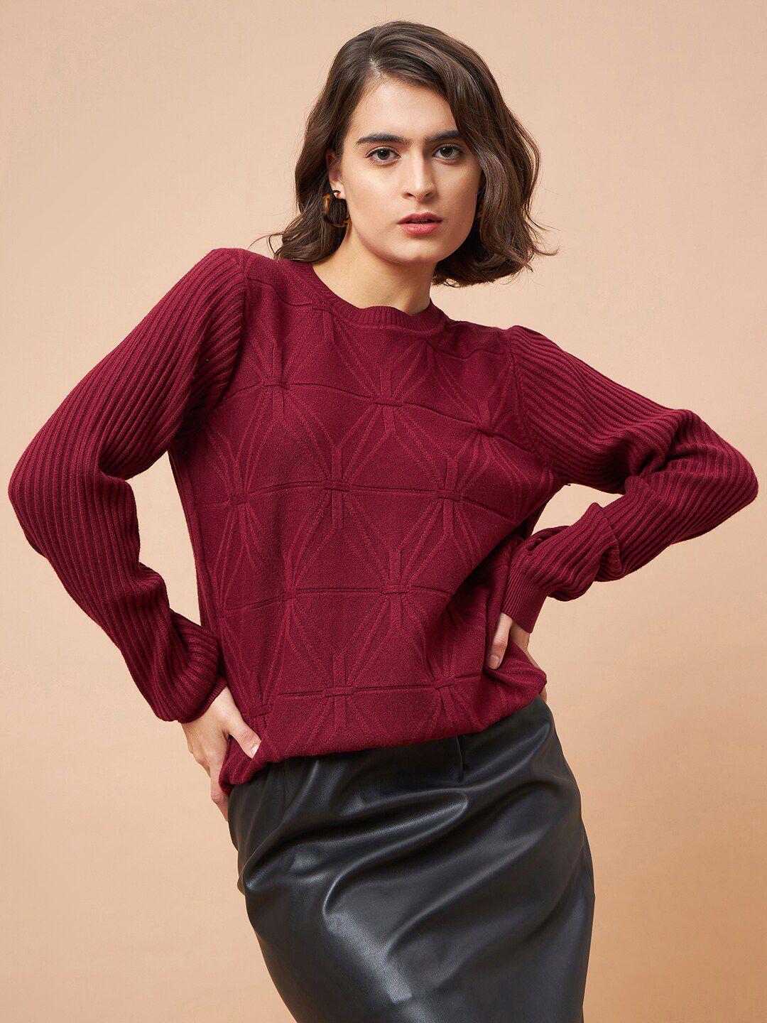 gipsy self design acrylic pullover