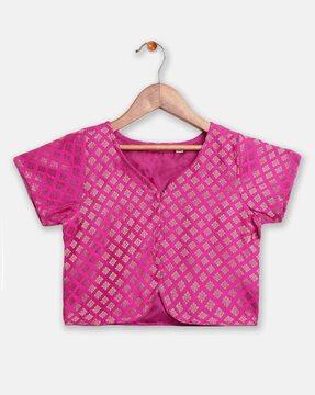 girl regular fit printed top