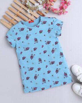 girl regular fit round-neck t-shirt