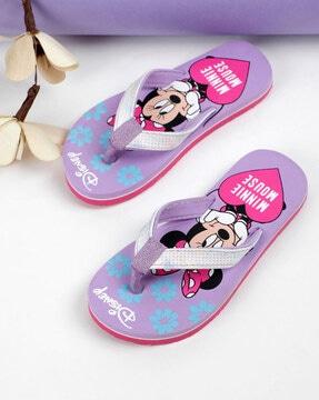 girl slip-on thong-strap flip-flops