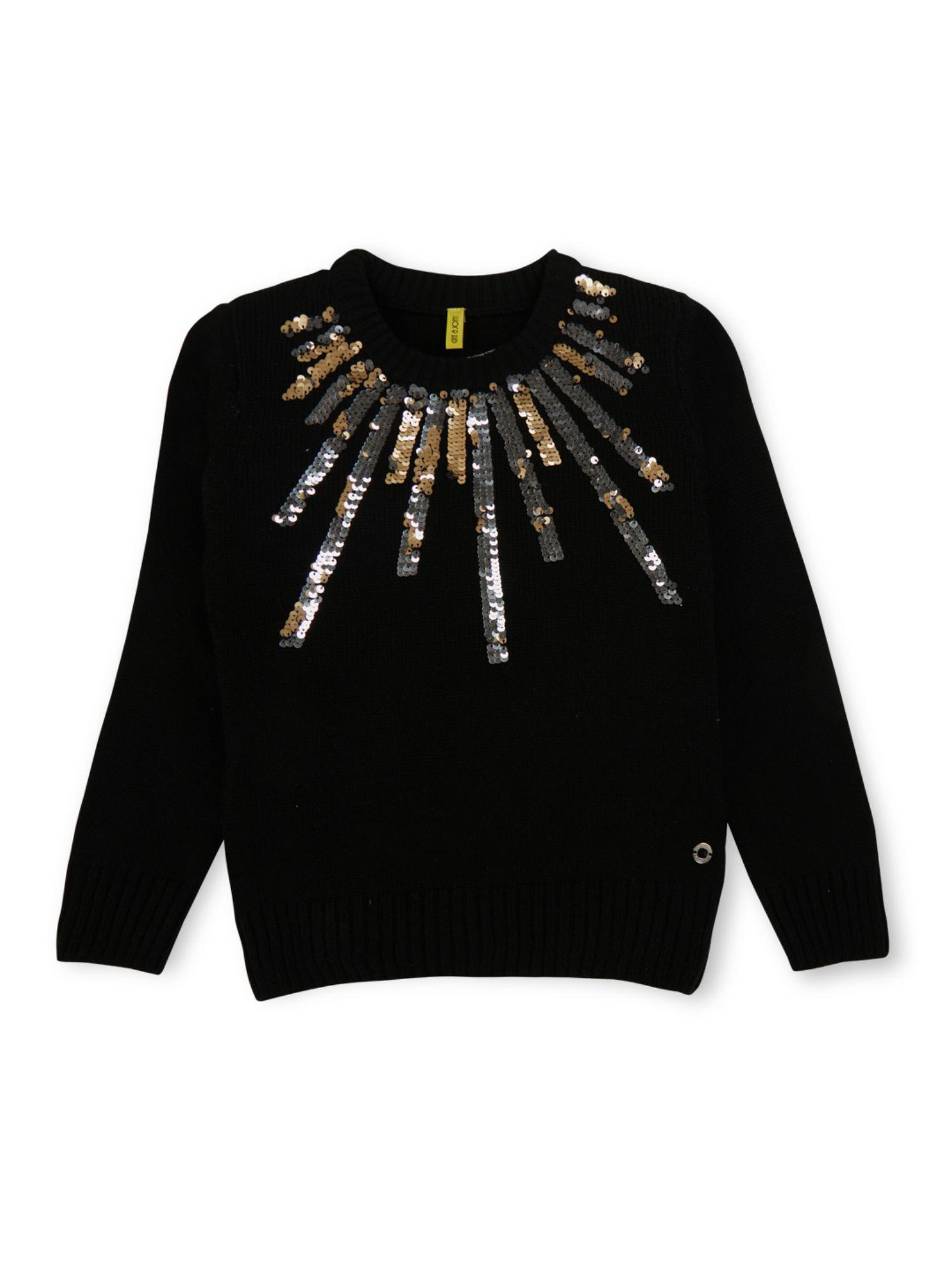 girls-black-cotton-full-sleeves-embellished-sweater