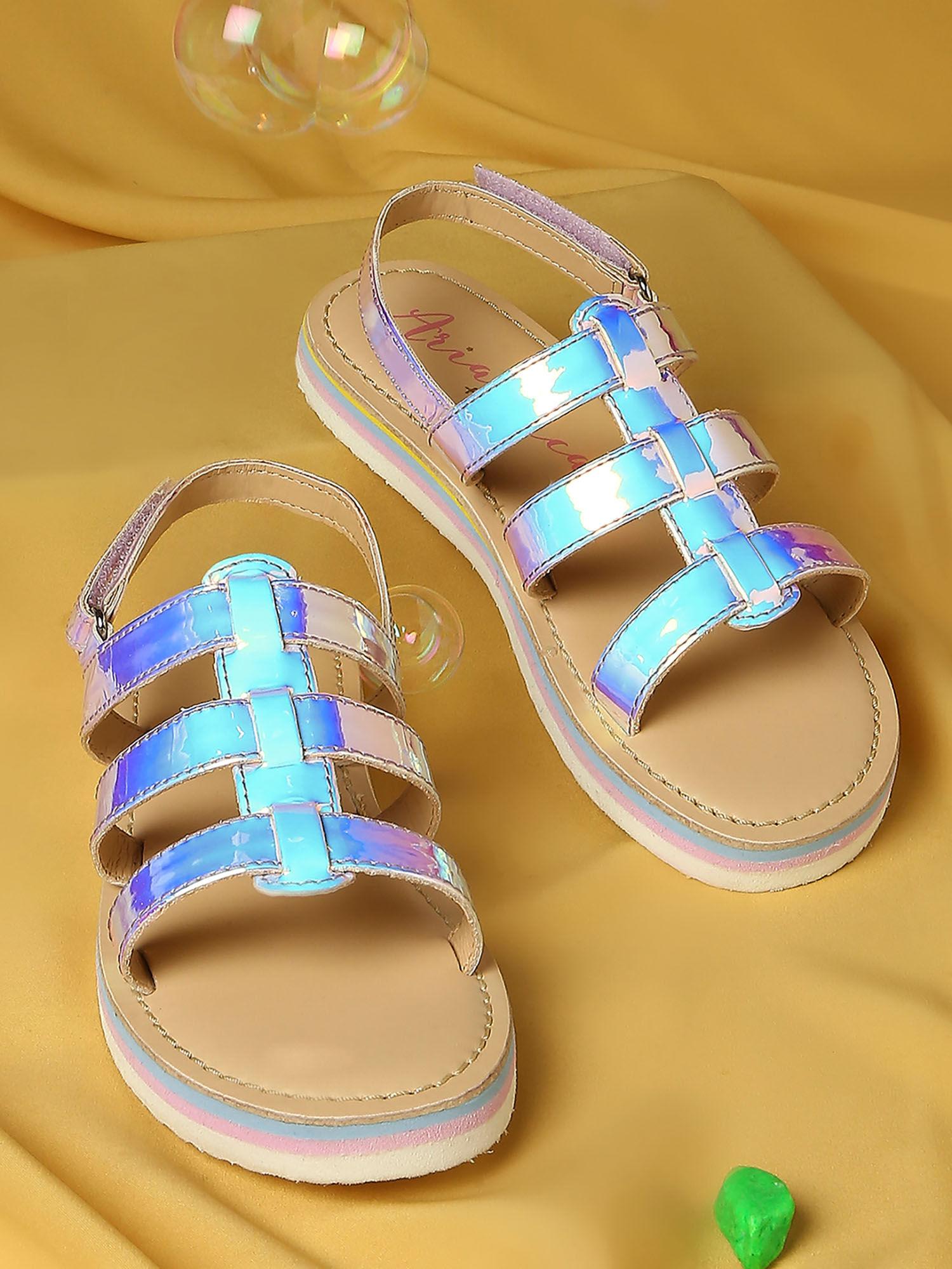 girls blue glams aria nica casual sandals
