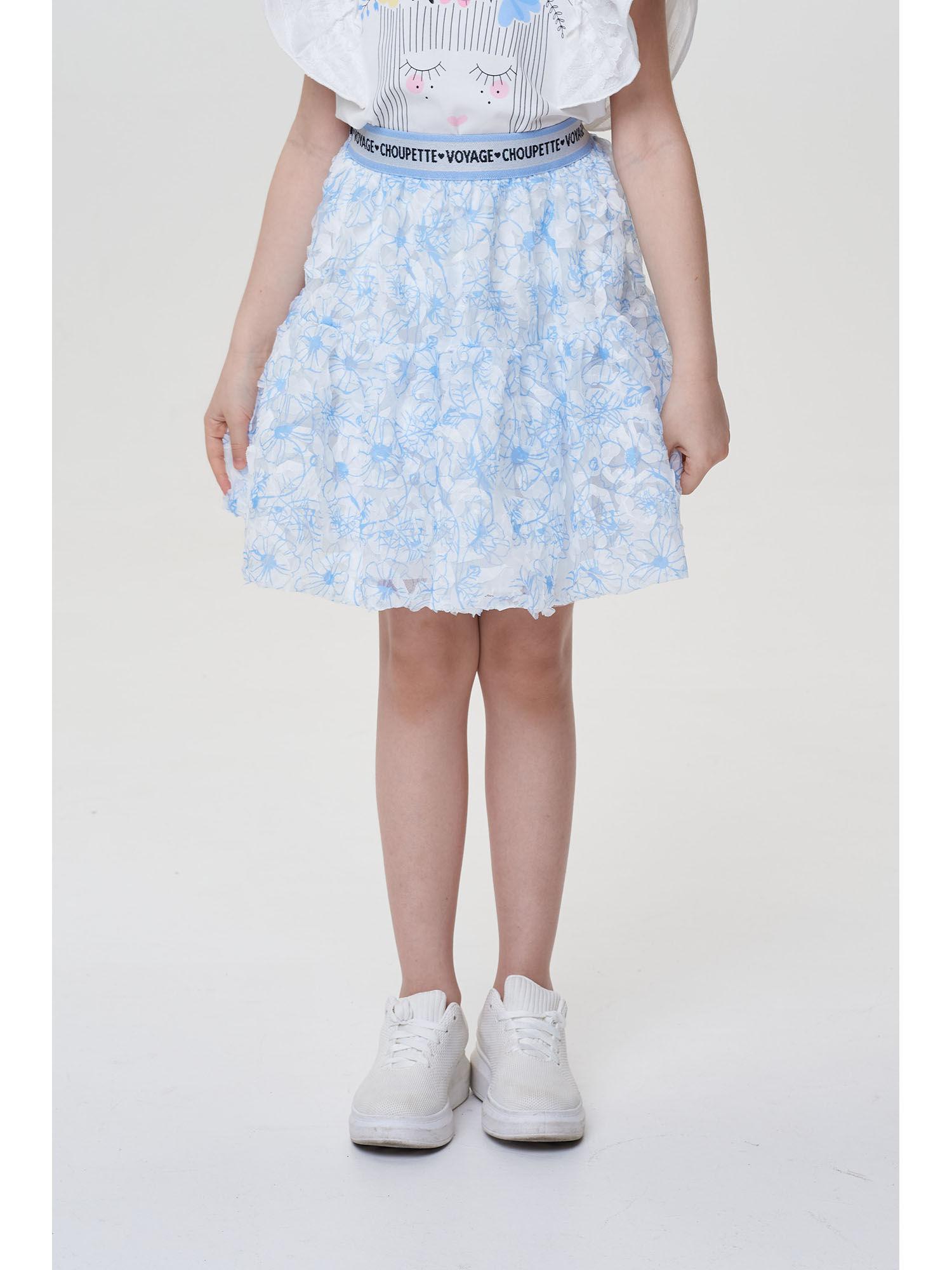 girls blue skirt