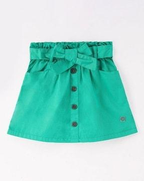 girls-cotton-a-line-skirt-with-elasticated-waist