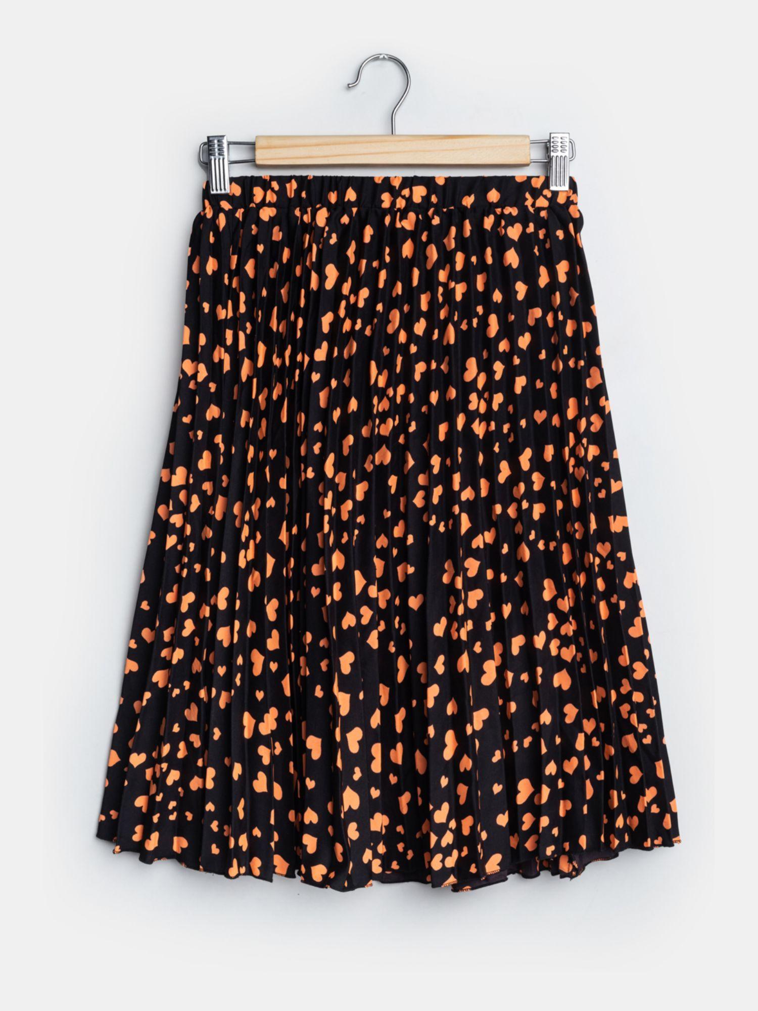 girls-crepe-printed-pleated-skirts
