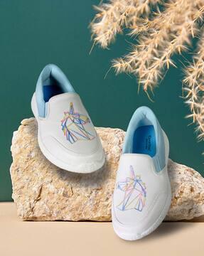 girls embroidered low-tops shoes