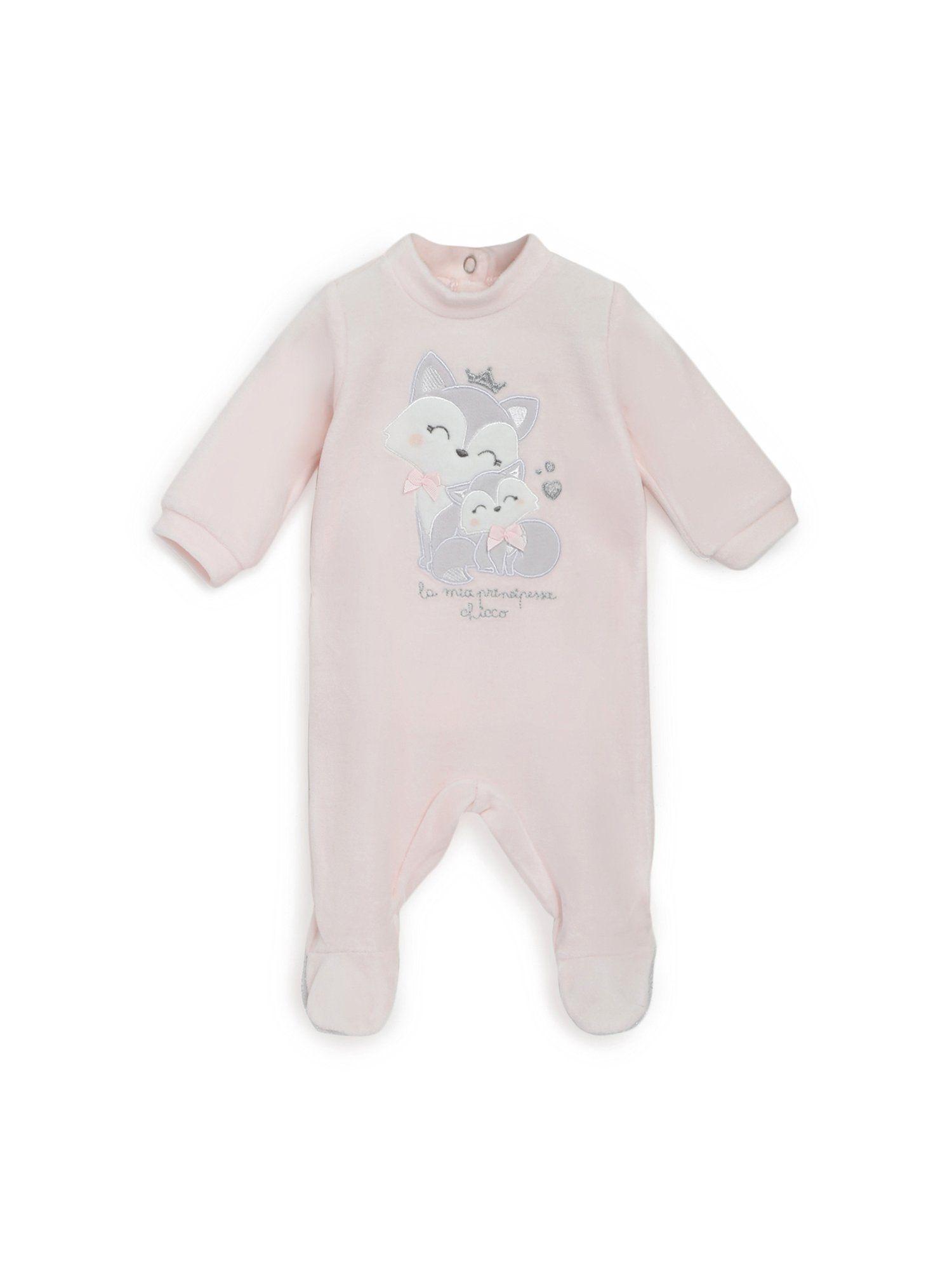 girls light pink nappy opening rompers