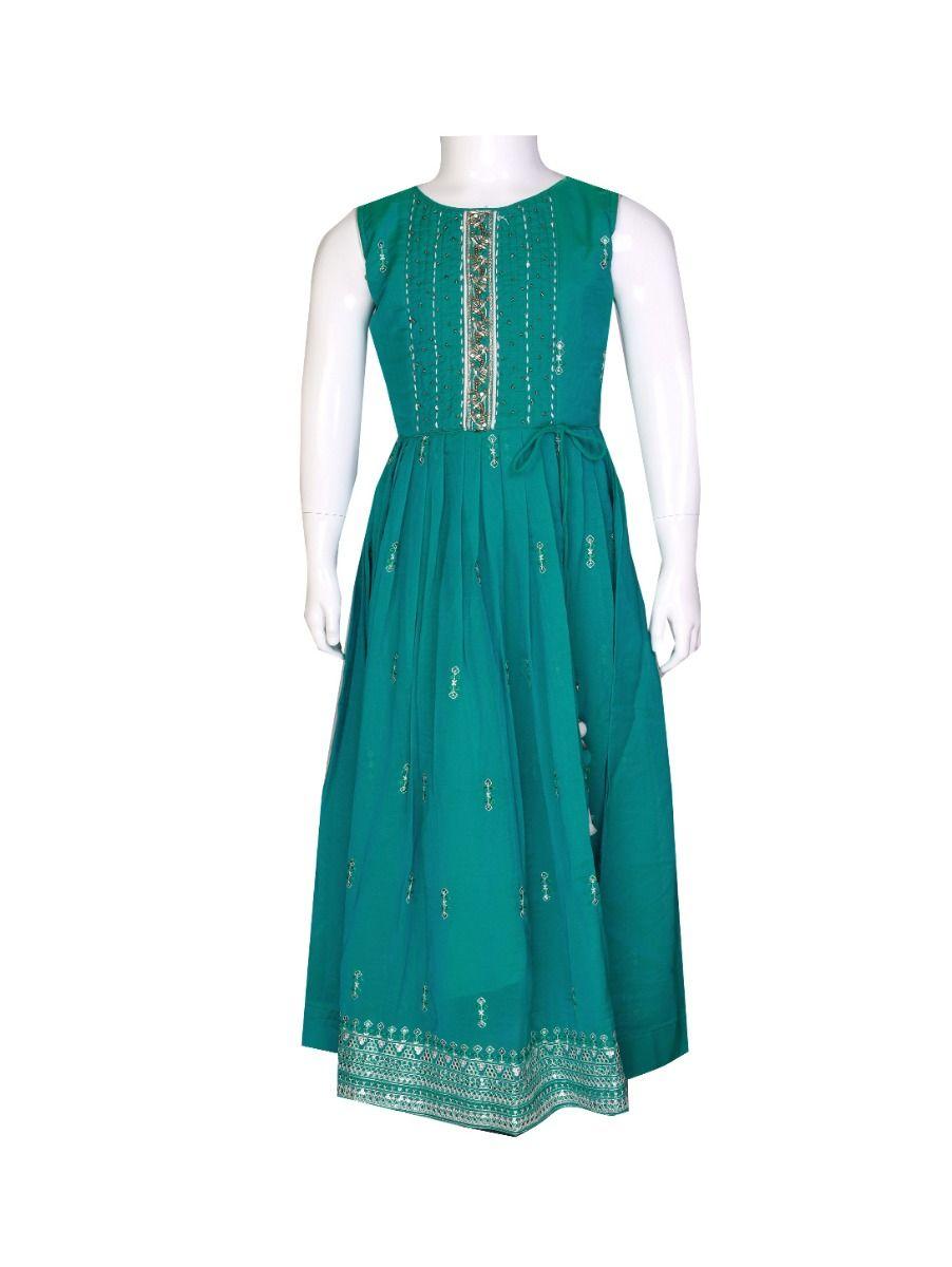 girls long gown fancy salwar - ekm
