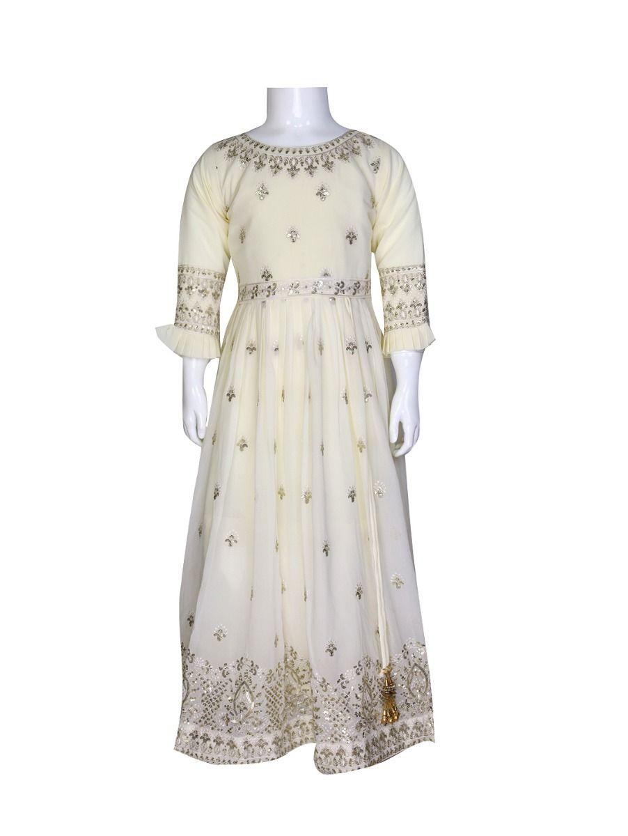 girls long gown fancy salwar - ekm