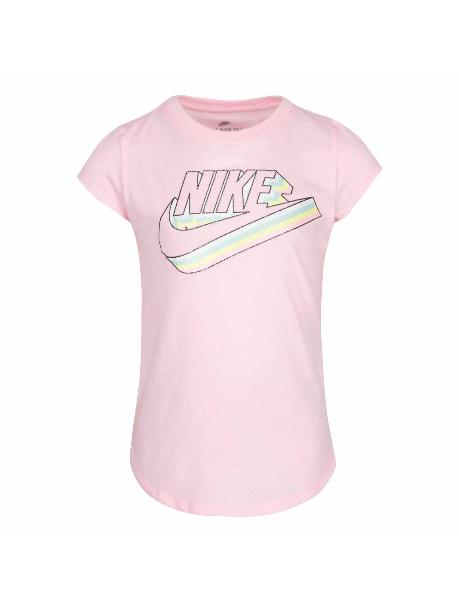 girls pink graphic t-shirt