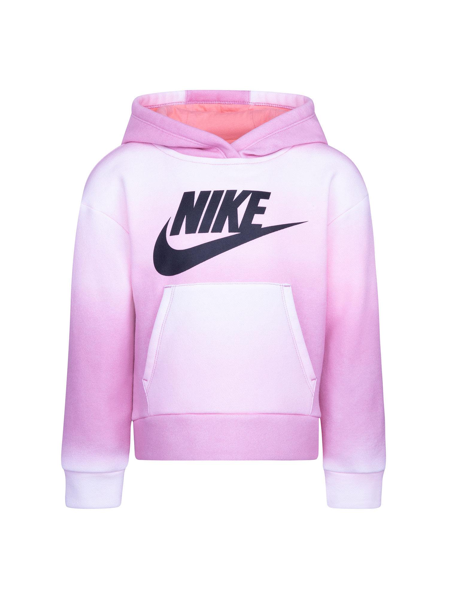 girls pink ombre hoodie
